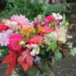 Colorful mixed flower arrangement for birthday or celebration gift