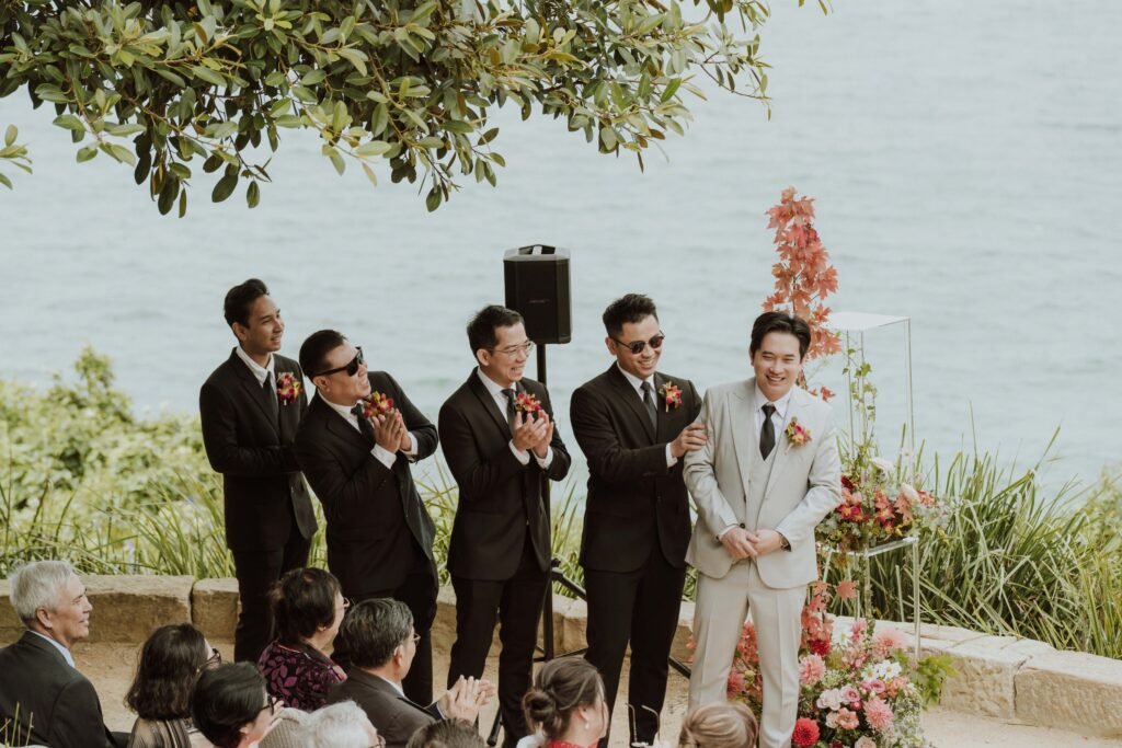 wedding inspo, broom and best man