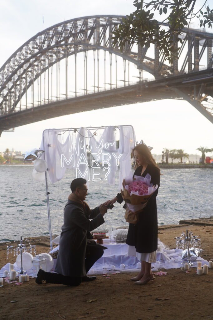 proposal flower decor