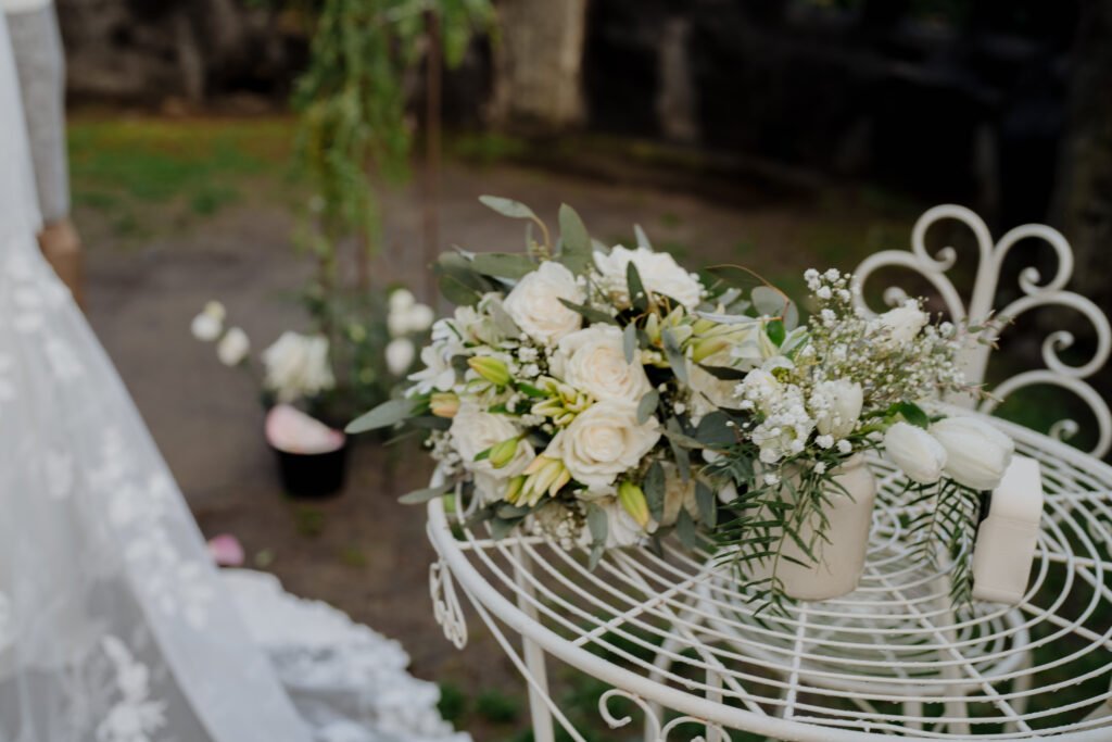 timeless bouquets in elegant romantic style Sydney wedding