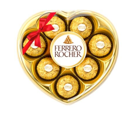 Heart chocolate gift box