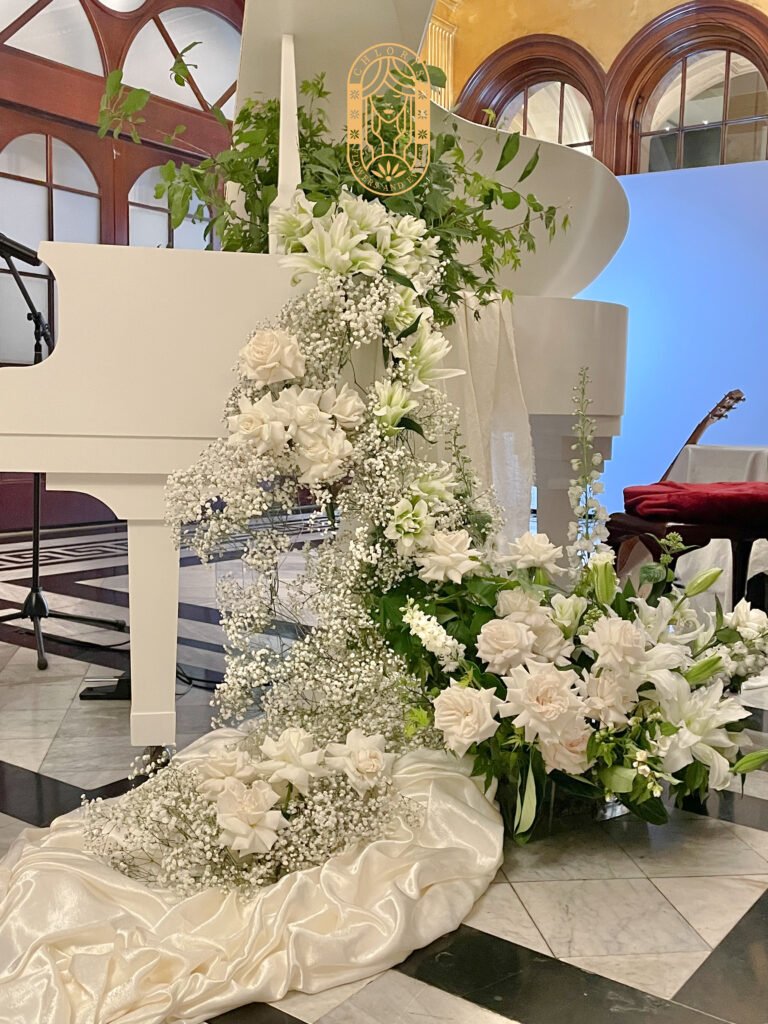 Statement wedding flowers and floral styling for modern celebrations