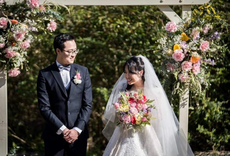wedding fresh flower service Sydney ceremony setup Lower North Shore garden style